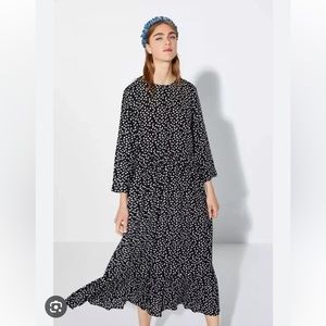 NWT ZARA Polka Dot Dress XS